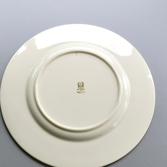 Lenox Tuxedo Dinner Plate Cream with Gold Encrusted Edge Presidential, USA Made - Picture 6 of 10